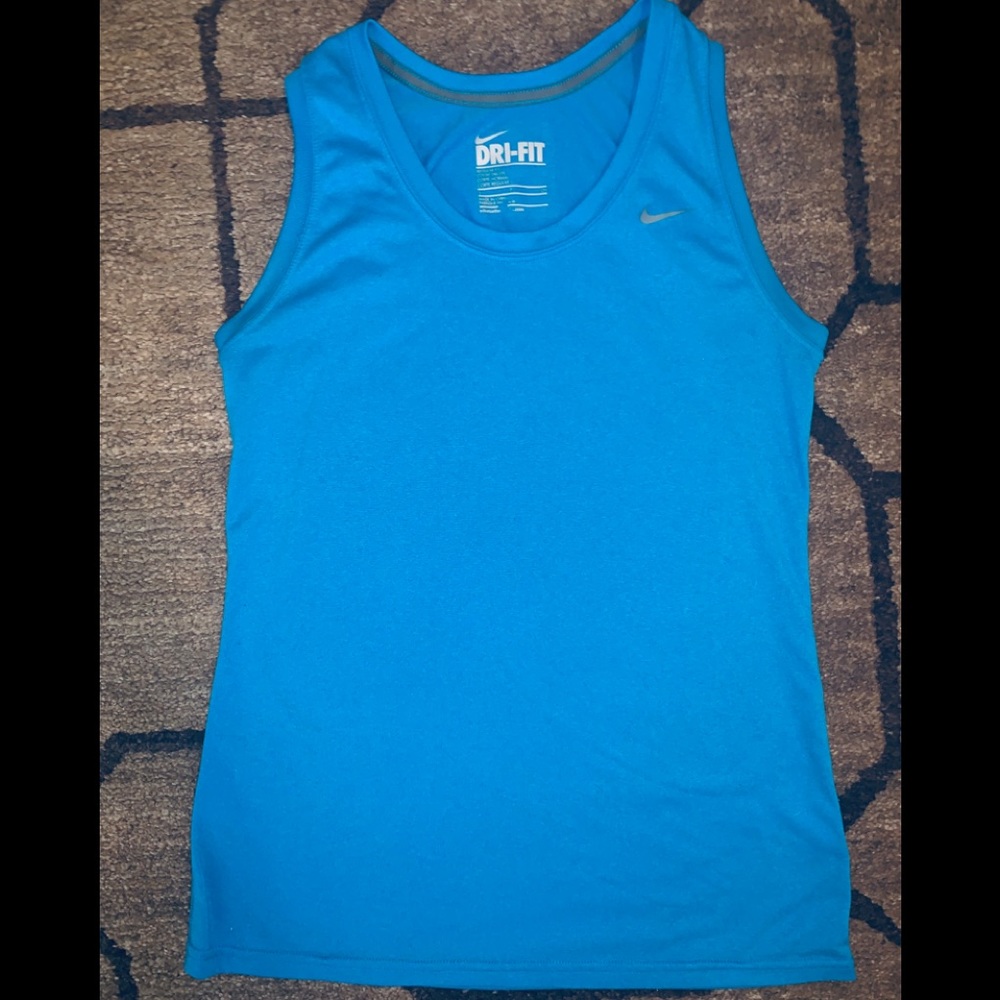 Nike DRI-FIT bright Blue sleeveless tank